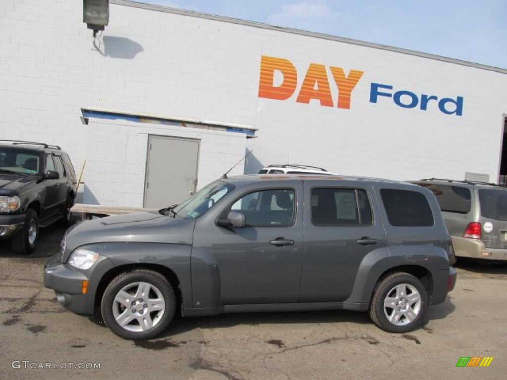 2008 HHR LT - Dark Gray Metallic / Ebony Black photo #2