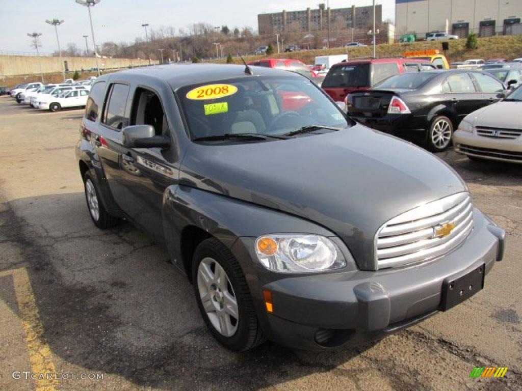 2008 HHR LT - Dark Gray Metallic / Ebony Black photo #5