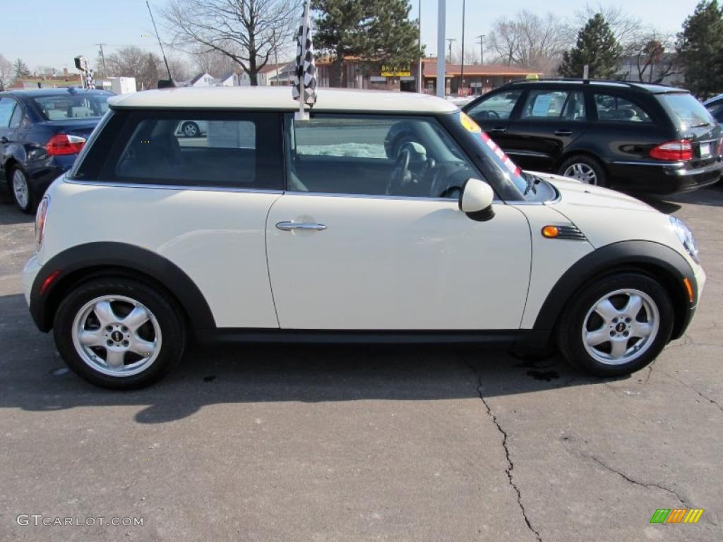 2009 Cooper Hardtop - Pepper White / Black/Grey photo #6