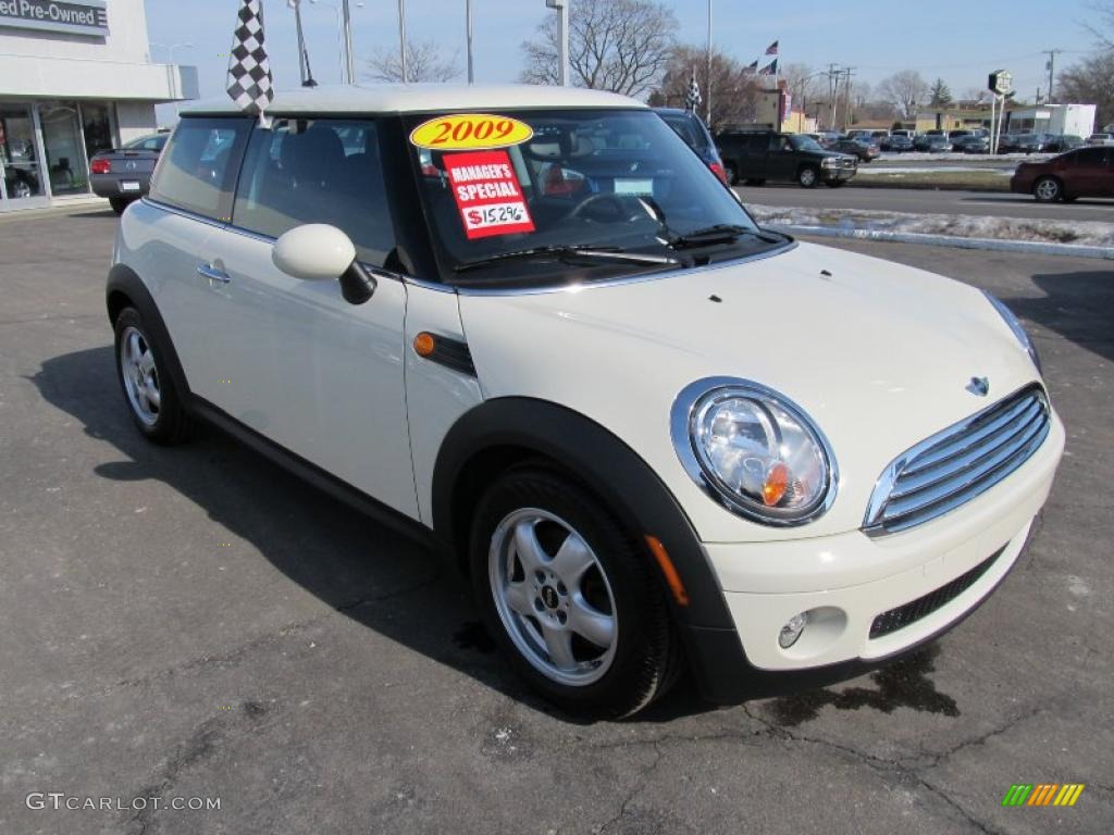 2009 Cooper Hardtop - Pepper White / Black/Grey photo #7