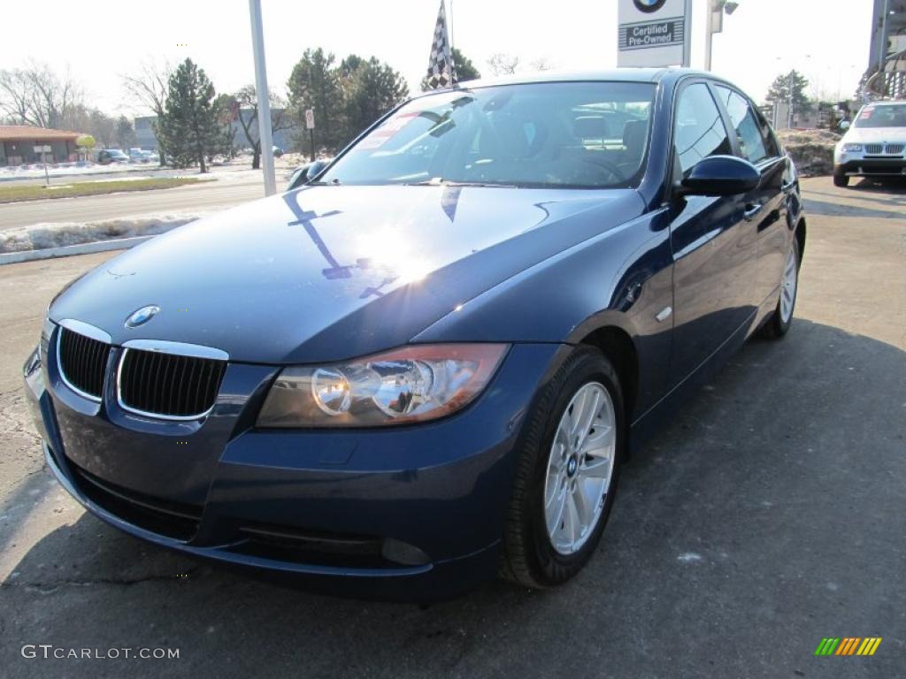 2006 3 Series 325xi Sedan - Mystic Blue Metallic / Grey photo #2