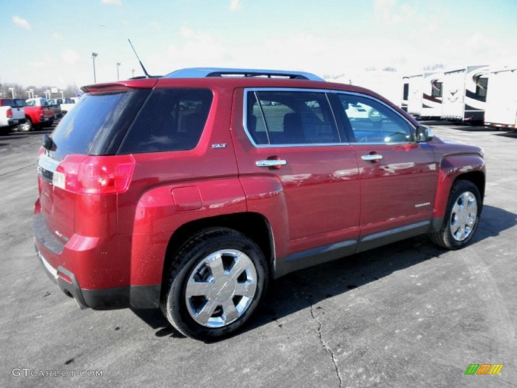 Merlot Jewel Metallic 2011 GMC Terrain SLT AWD Exterior Photo #45475452