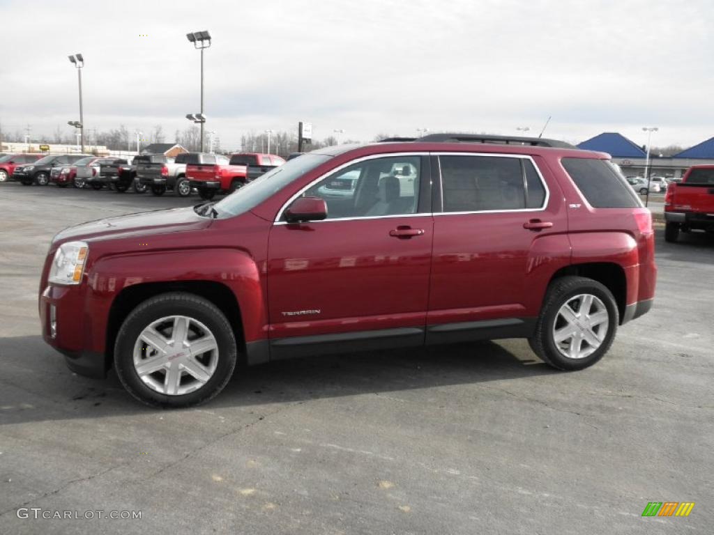 Merlot Jewel Metallic 2011 GMC Terrain SLT Exterior Photo #45475480