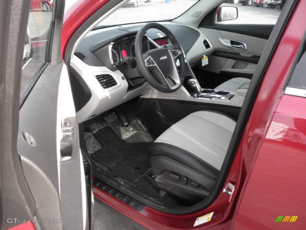 Light Titanium Interior 2011 GMC Terrain SLT Photo #45475488