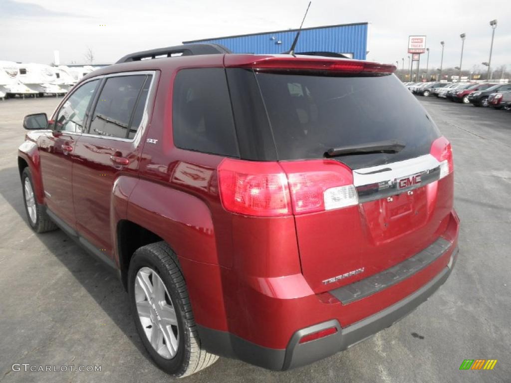 Merlot Jewel Metallic 2011 GMC Terrain SLT Exterior Photo #45475653