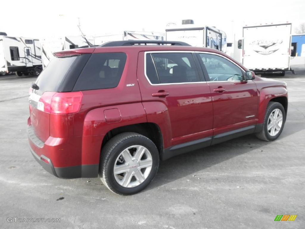 Merlot Jewel Metallic 2011 GMC Terrain SLT Exterior Photo #45475805