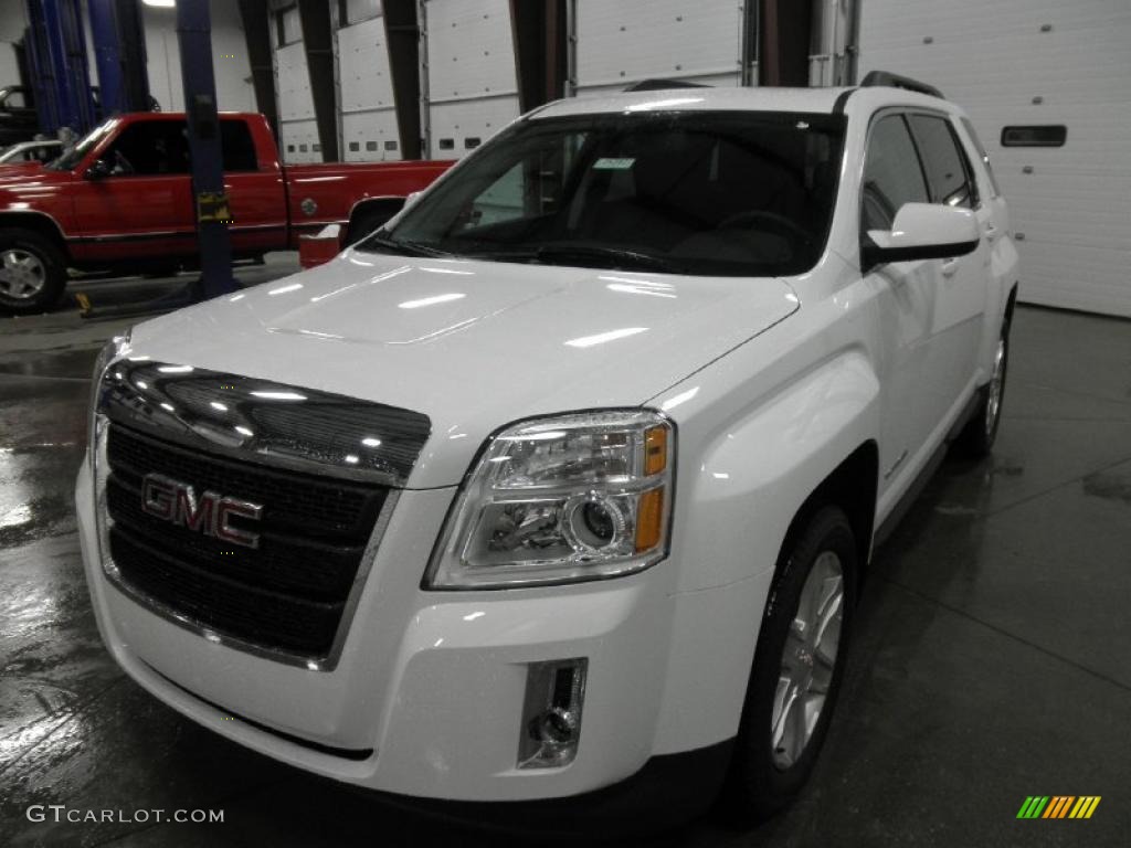 Olympic White 2011 GMC Terrain SLE AWD Exterior Photo #45475917