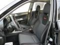 Carbon Black 2009 Subaru Impreza WRX Sedan Interior Color