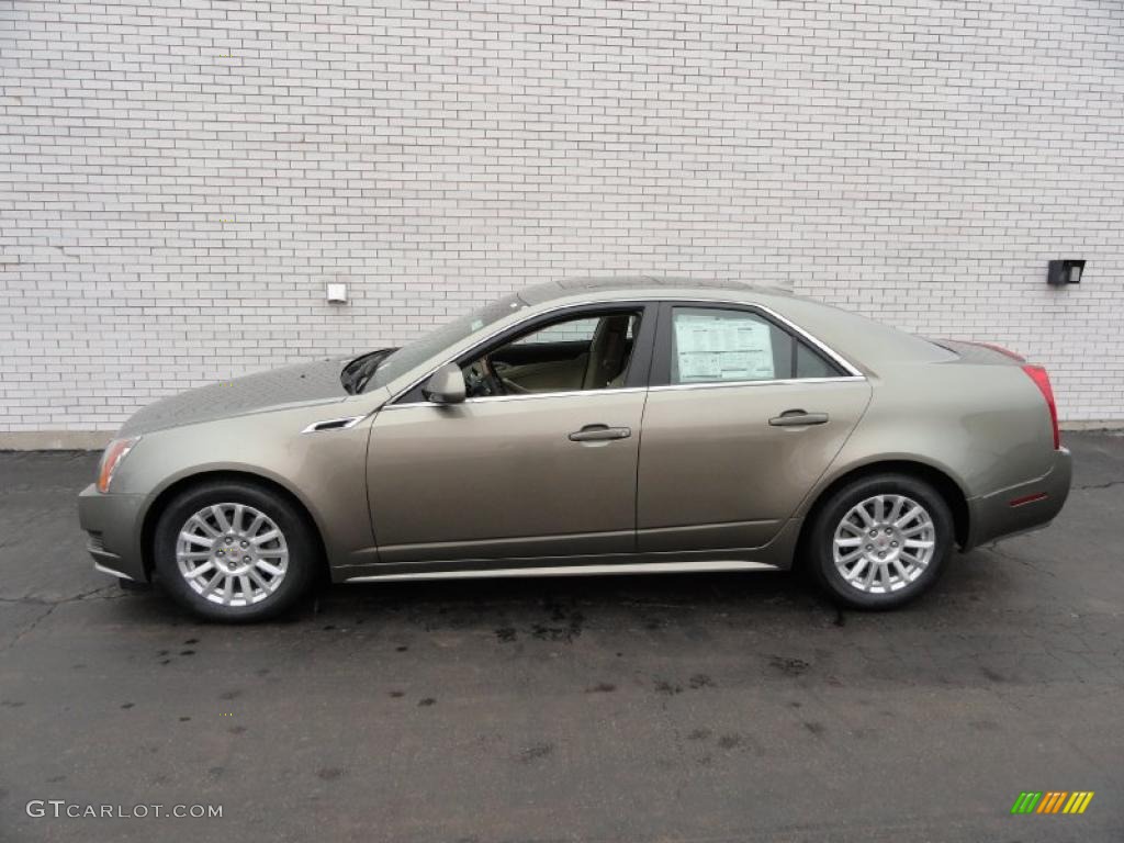 Tuscan Bronze ChromaFlair 2011 Cadillac CTS 3.0 Sedan Exterior Photo #45476438