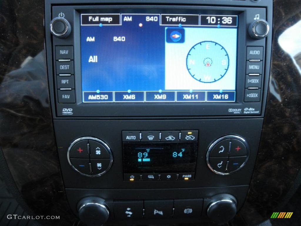 2011 GMC Sierra 3500HD Denali Crew Cab 4x4 Dually Controls Photo #45476714