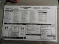 2011 Cadillac SRX 4 V6 AWD Window Sticker