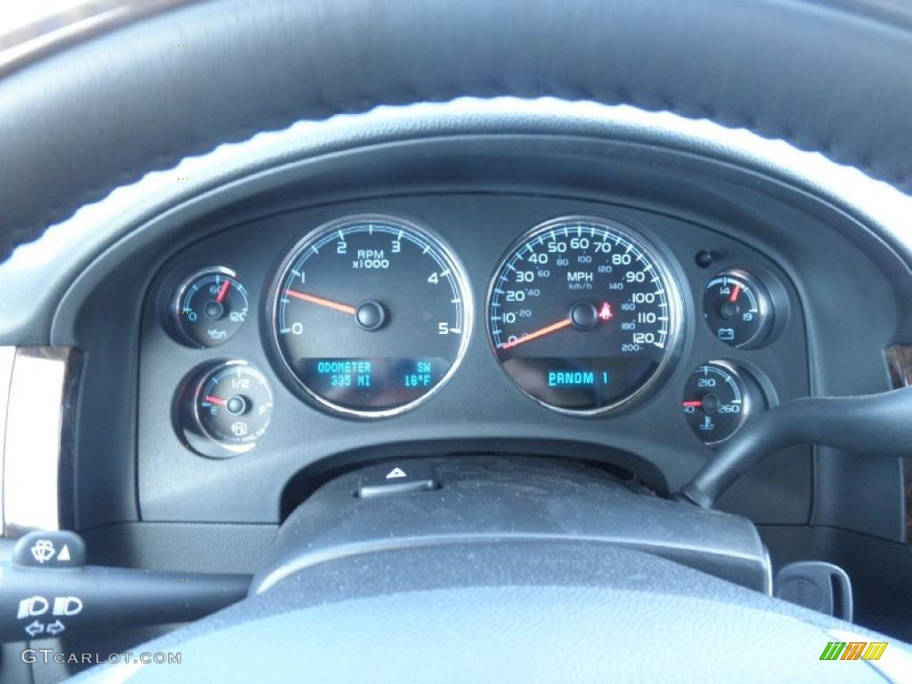 2011 GMC Sierra 3500HD Denali Crew Cab 4x4 Dually Gauges Photo #45476750