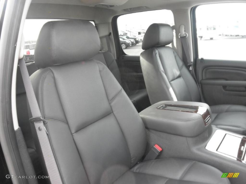 Ebony Interior 2011 GMC Sierra 2500HD Denali Crew Cab 4x4 Photo #45477922