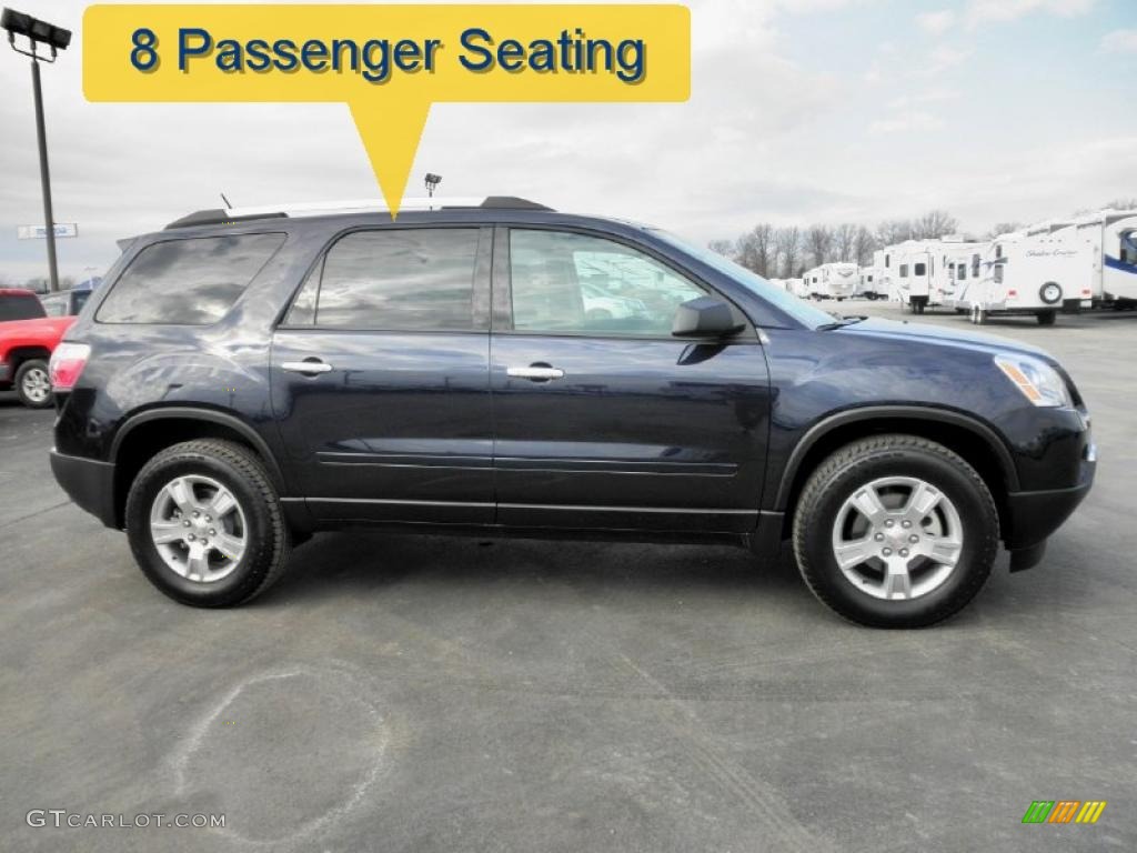 Deep Blue Metallic GMC Acadia