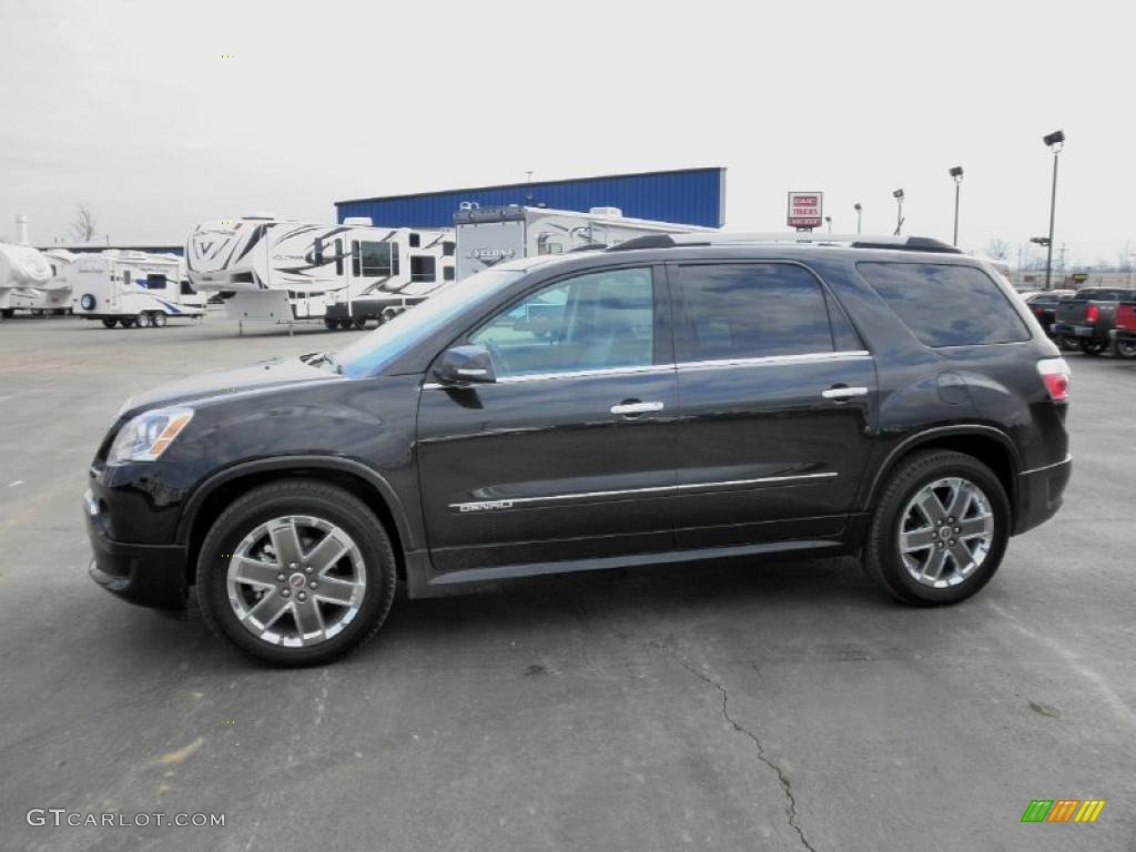 Carbon Black Metallic 2011 GMC Acadia Denali AWD Exterior Photo #45479111
