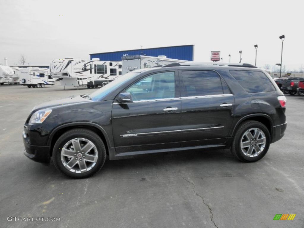 Carbon Black Metallic 2011 GMC Acadia Denali AWD Exterior Photo #45479111