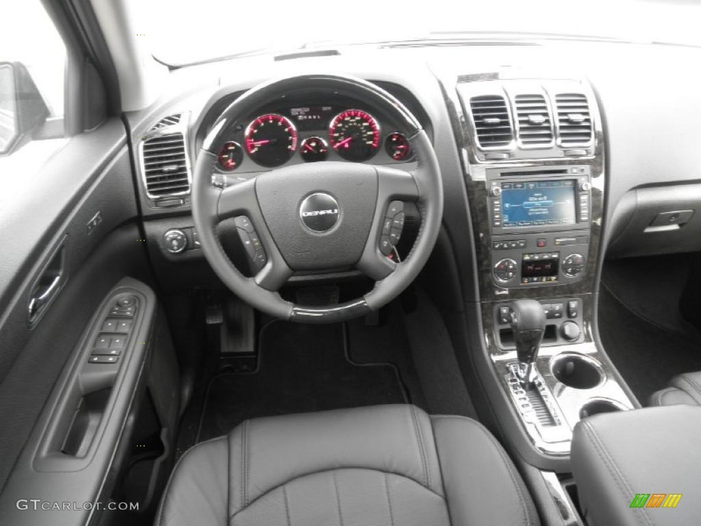 2011 GMC Acadia Denali AWD Ebony Dashboard Photo #45479497