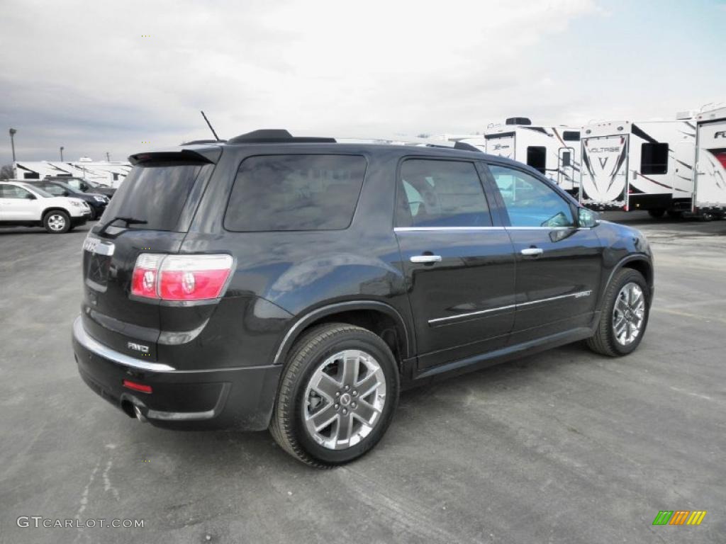 Carbon Black Metallic 2011 GMC Acadia Denali AWD Exterior Photo #45479630