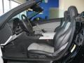 Ebony Black/Titanium 2011 Chevrolet Corvette Grand Sport Convertible Interior Color