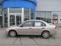 Titanium Metallic - Civic LX Sedan Photo No. 3