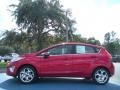 2011 Red Candy Metallic Ford Fiesta SES Hatchback  photo #2