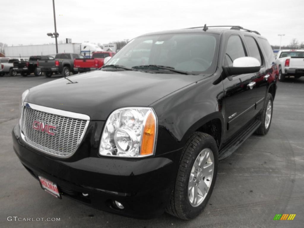 Onyx Black 2011 GMC Yukon SLT 4x4 Exterior Photo #45480599