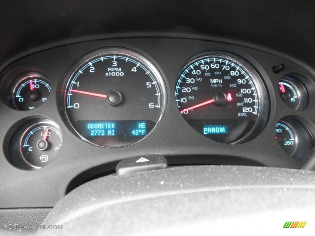 2011 GMC Yukon SLT 4x4 Gauges Photo #45480703