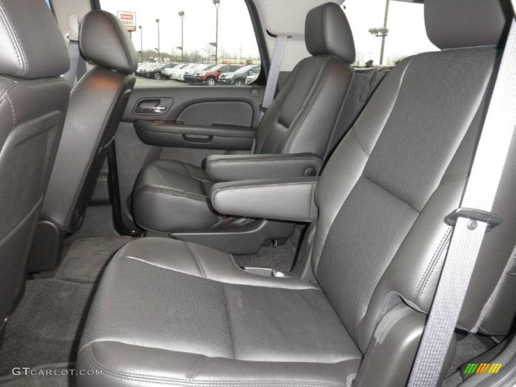 Ebony Interior 2011 GMC Yukon SLT 4x4 Photo #45480759