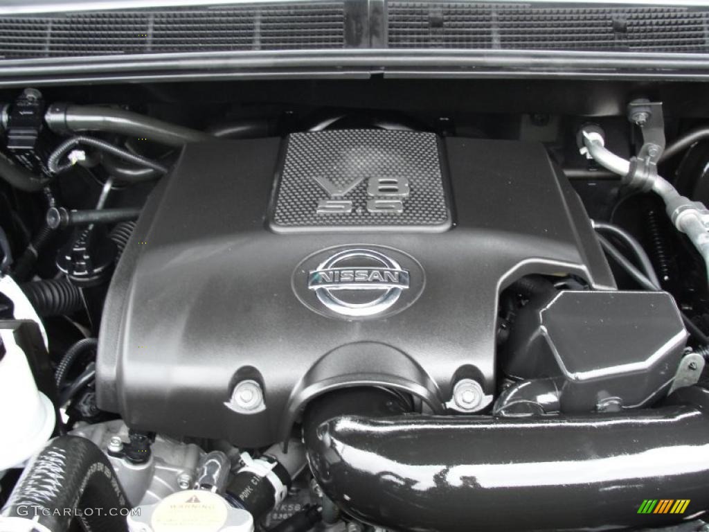 2009 Nissan Titan XE Crew Cab 5.6 Liter Flex-Fuel DOHC 32-Valve CVTCS V8 Engine Photo #45480763