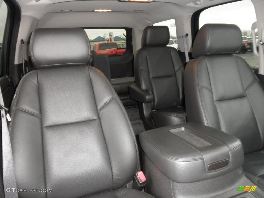 Ebony Interior 2011 GMC Yukon SLT 4x4 Photo #45480807