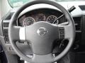 2009 Nissan Titan Charcoal Interior Steering Wheel Photo