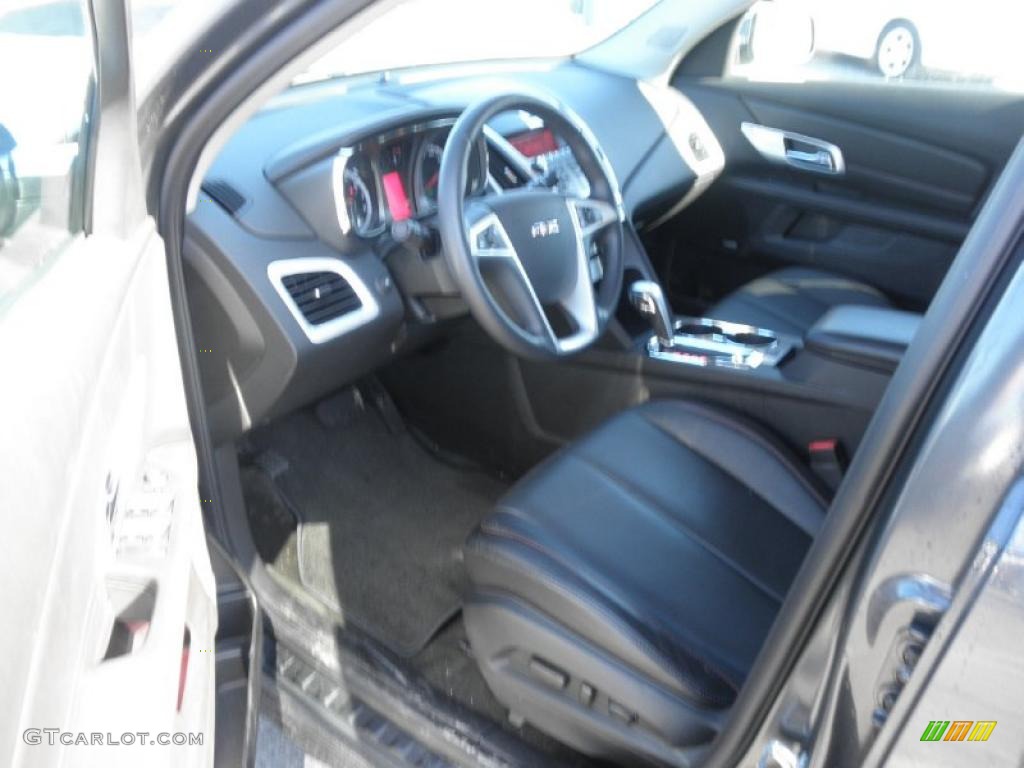 Jet Black Interior 2011 GMC Terrain SLT Photo #45481128
