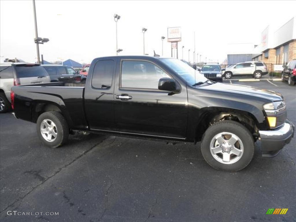 Onyx Black 2010 GMC Canyon SLE Extended Cab Exterior Photo #45481691