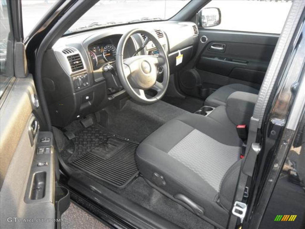 Ebony Interior 2010 GMC Canyon SLE Extended Cab Photo #45481723