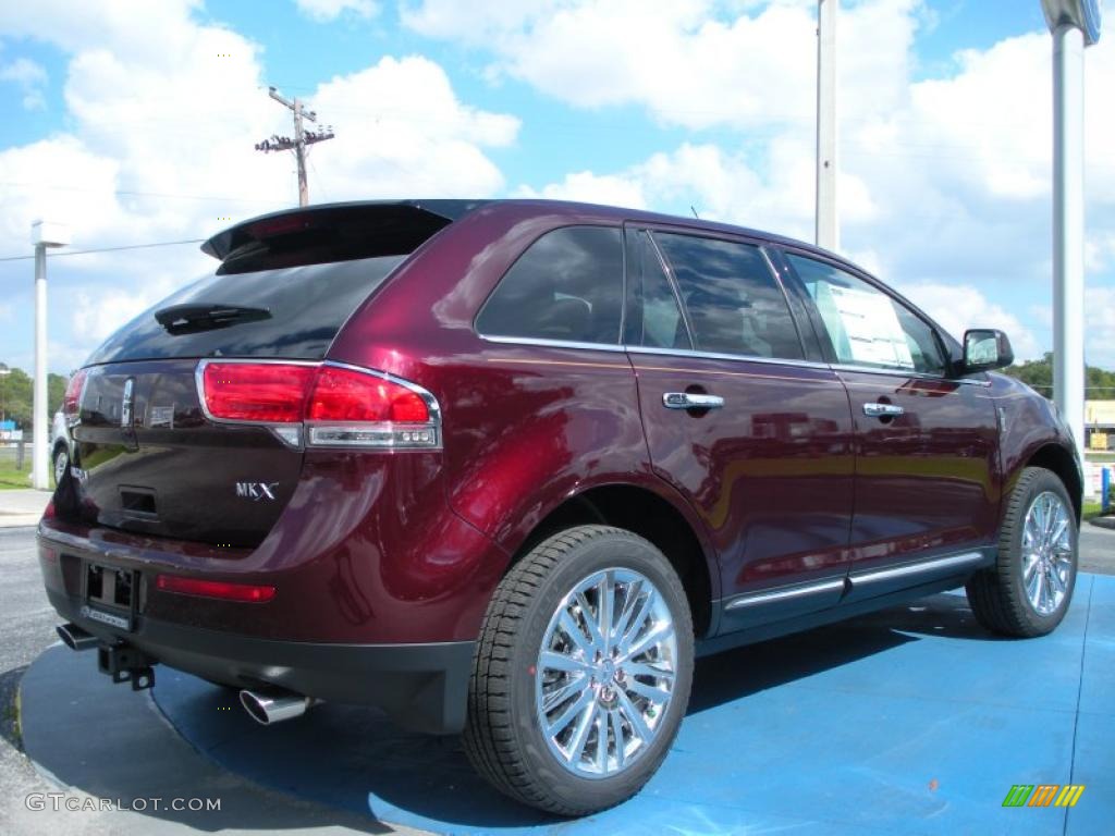 Bordeaux Reserve Red Metallic 2011 Lincoln MKX FWD Exterior Photo #45482055