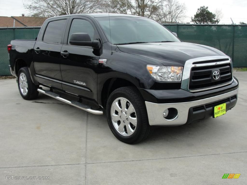 2010 Tundra TSS CrewMax - Black / Sand Beige photo #1