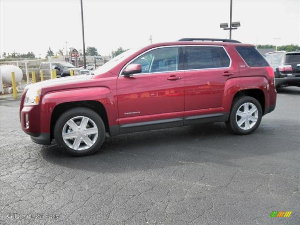 Merlot Jewel Metallic 2011 GMC Terrain SLT Exterior Photo #45482810