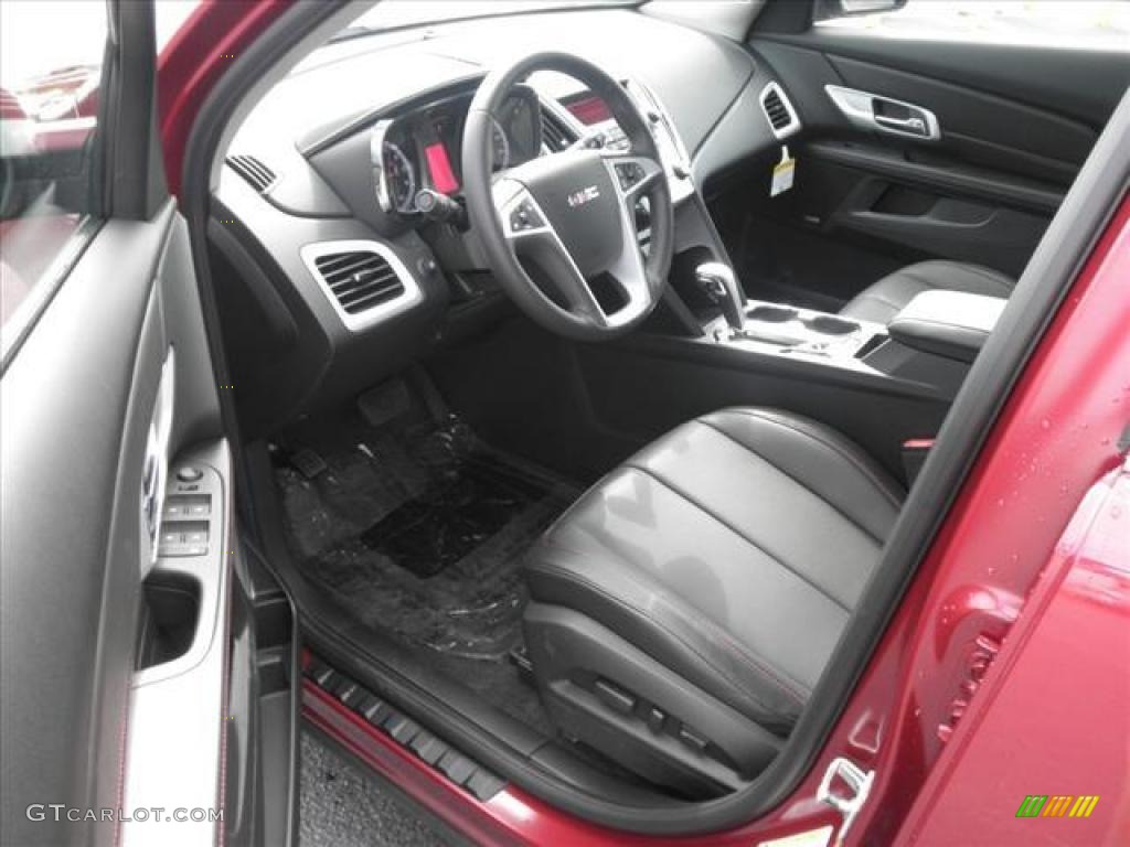 Jet Black Interior 2011 GMC Terrain SLT Photo #45482815