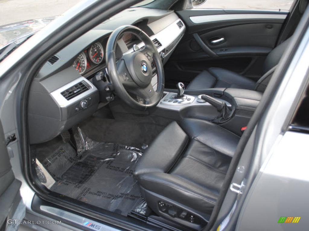 Black Interior 2008 BMW M5 Sedan Photo #45482999