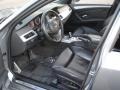 Black 2008 BMW M5 Sedan Interior