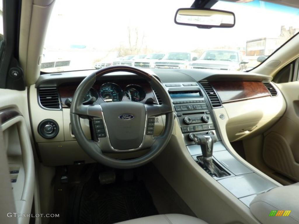 2010 Ford Taurus Limited AWD Light Stone Dashboard Photo #45483324