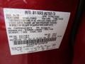 U6: Red Candy Metallic 2010 Ford Taurus Limited AWD Color Code