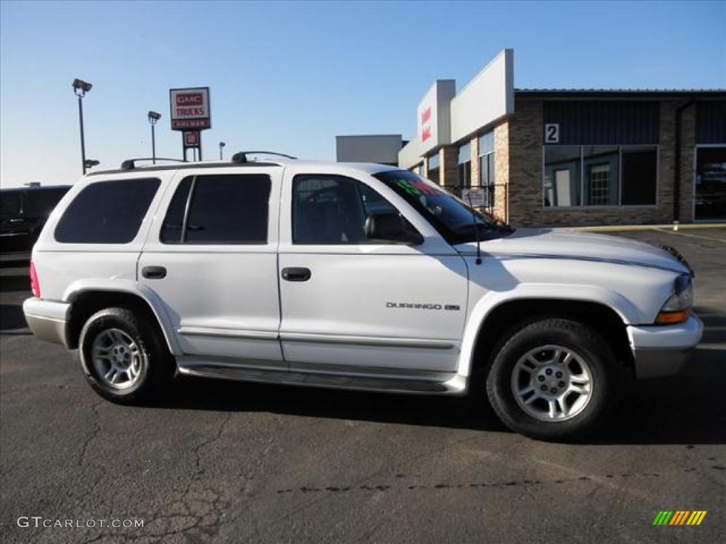 2001 Durango SLT - Bright White / Dark Slate Gray photo #1