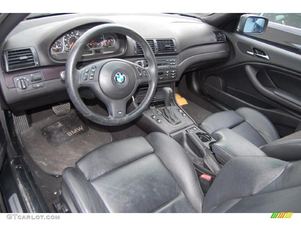 Black Interior 2006 BMW 3 Series 330i Coupe Photo #45484001