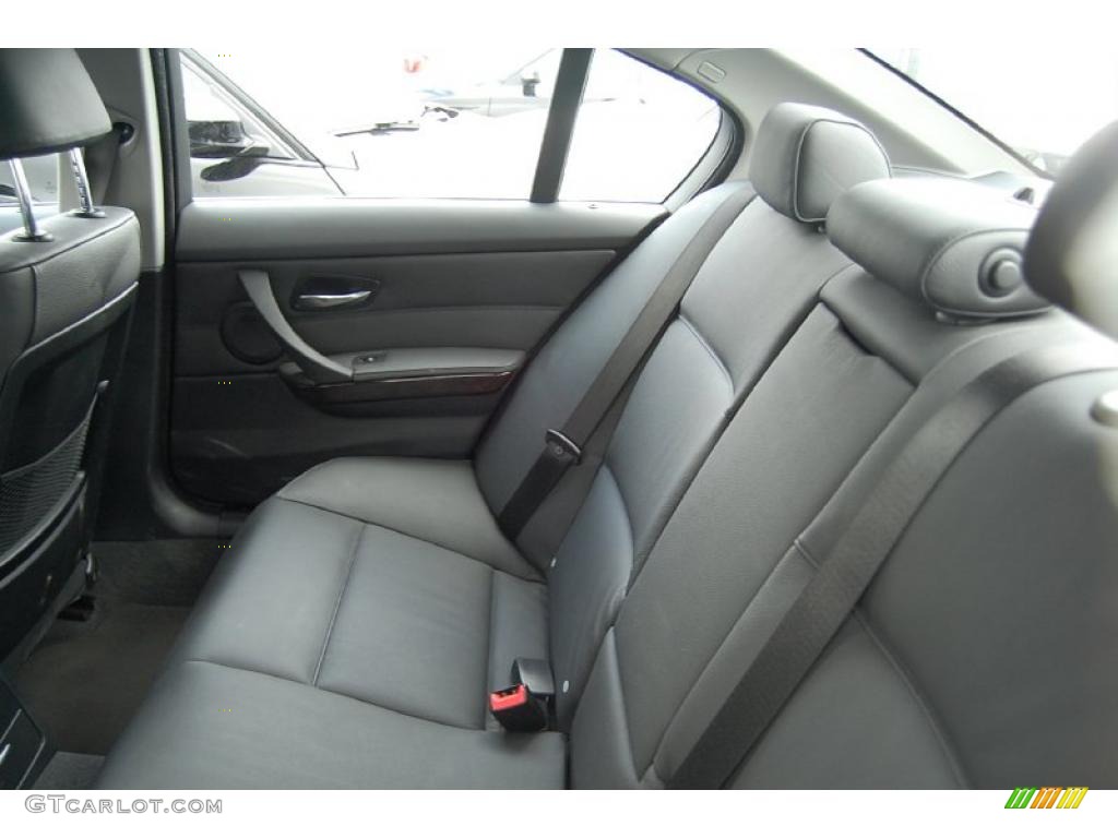 2008 3 Series 335i Sedan - Sparkling Graphite Metallic / Black photo #6