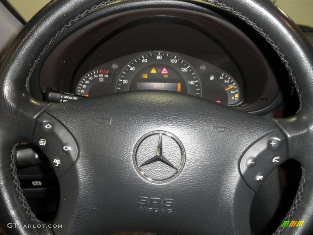 2001 C 240 Sedan - Brilliant Silver Metallic / Charcoal Black photo #8