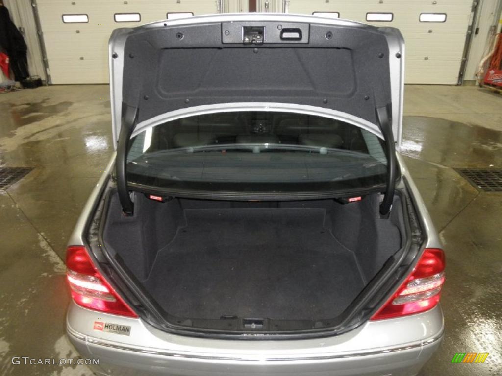2001 C 240 Sedan - Brilliant Silver Metallic / Charcoal Black photo #17