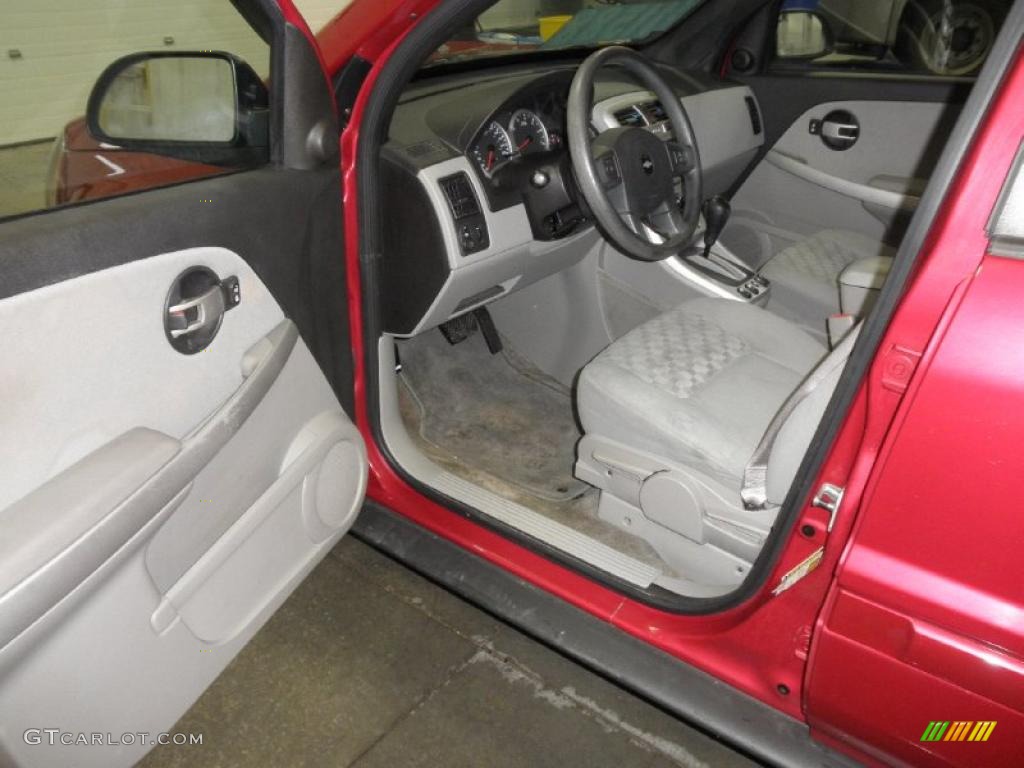 2005 Equinox LT AWD - Salsa Red Metallic / Light Gray photo #5