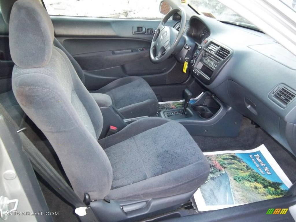 Dark Gray Interior 2000 Honda Civic Ex Coupe Photo 45487456