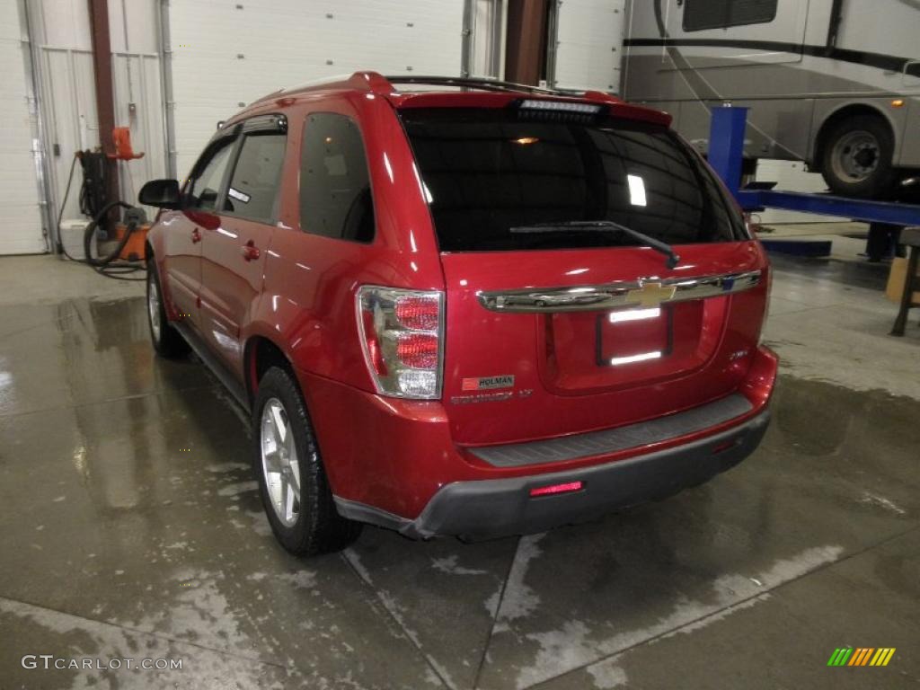 2005 Equinox LT AWD - Salsa Red Metallic / Light Gray photo #13